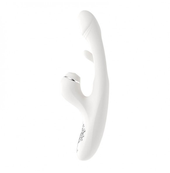 MizzZee - Swing Heating Slapping Tongue Vibration Wand (Chargeable - White) MizzZee - Swing Heating Slapping Tongue Vibration Wand (Chargeable - White)